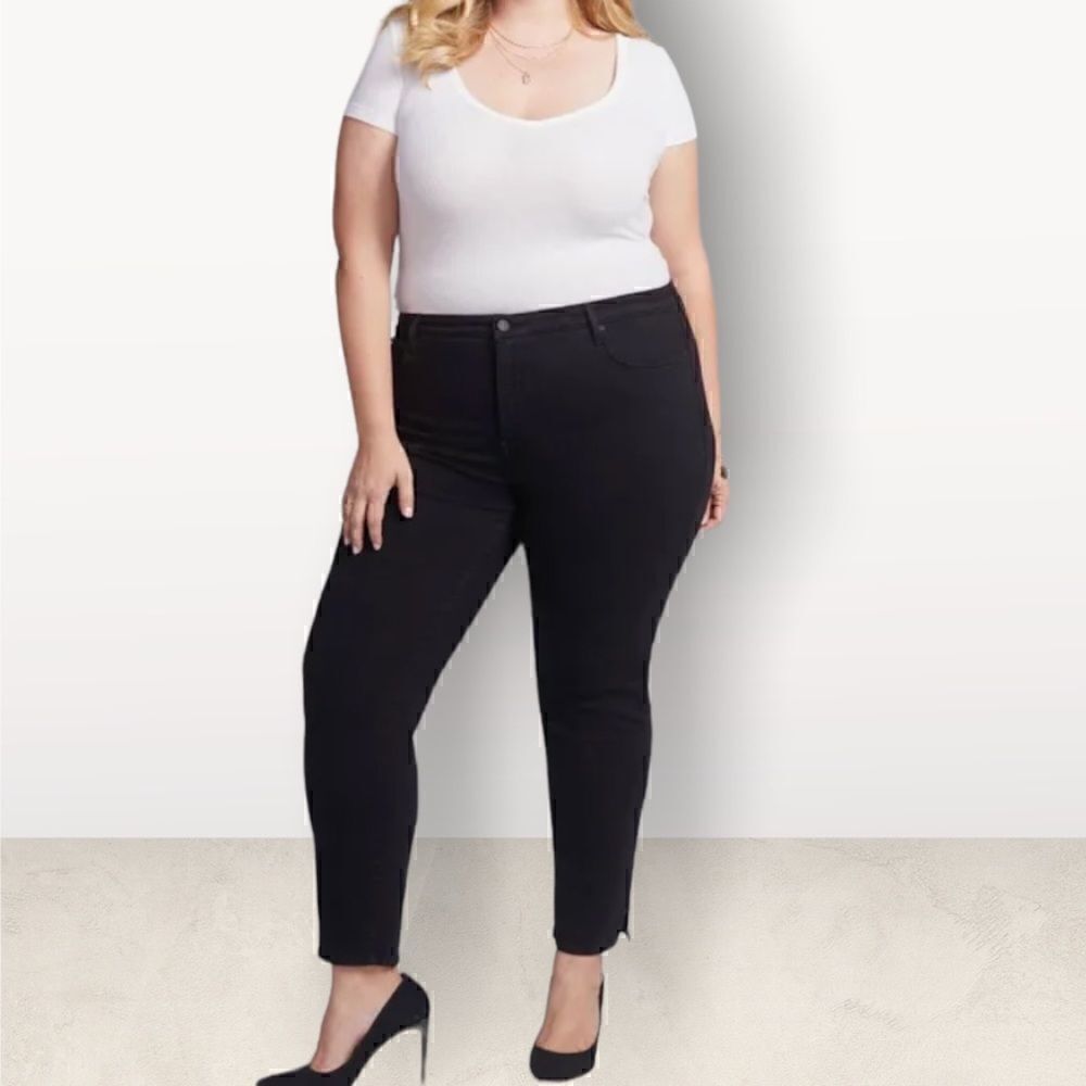 CURVES 360 by NYDJ Plus Size 26 Black Jeans